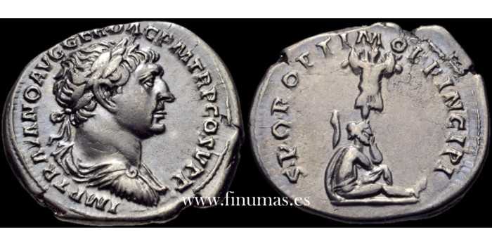 TRAJAN DENARIUS 104-107 d.C. ROME