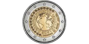 2 EUROS CONMEMORATIVOS PORTUGAL 2025 - DESARROLLO SOSTENIBLE