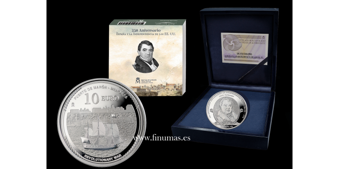 10 Euro 2025 - 250 Anniv. USA - Farragut. Silver - Proof