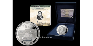 10 Euro 2025 - 250 Anniv. USA - Farragut. Silver - Proof