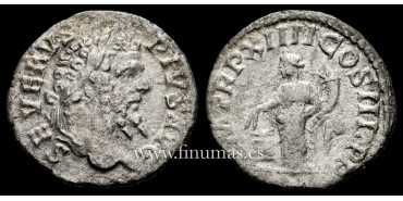 SEPTIMO SEVERO DENARIO 206 d.C ROMA