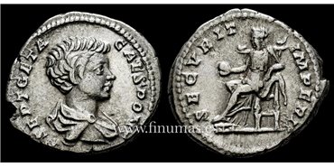 GETA DENARIO 200-202 d.C. ROMA