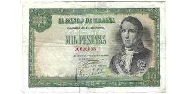 F490C - 1.000 Pesetas 4-11-1949 Sin serie. -B.C