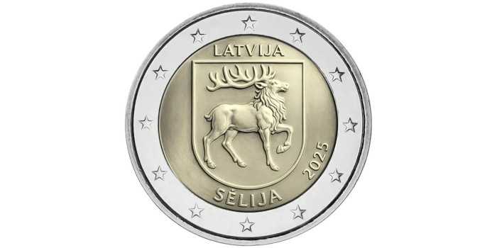 2 EURO COMMEMORATIVE LATVIA 2025 "SELIJA" COIN