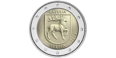 2 EURO COMMEMORATIVE LATVIA 2025 "SELIJA" COIN