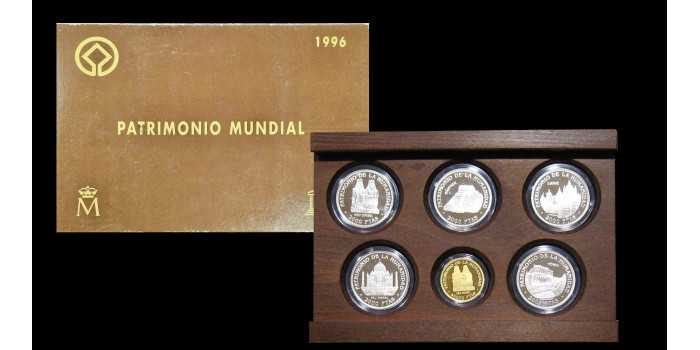 1996 - I Serie Patrimonio Nacional de la UNESCO 1996. PLATA Y ORO