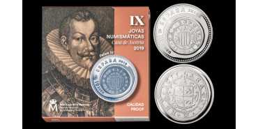 10 EUROS - NUMISMATIC JEWELS. FELIPE III. AUSTRIAS - SILVER