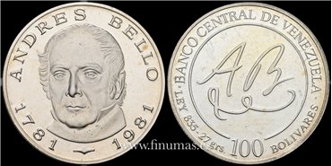 VENEZUELA - K-057 - 100 Bolivares 1981 - SC