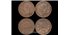 GRECIA - K-043l 10 Lepta 1869.1870 lote 2 PIEZAS- MBC