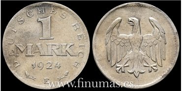  ALEMANIA - R. WEIMAR K-049 1Merco 1924 MBC+ 