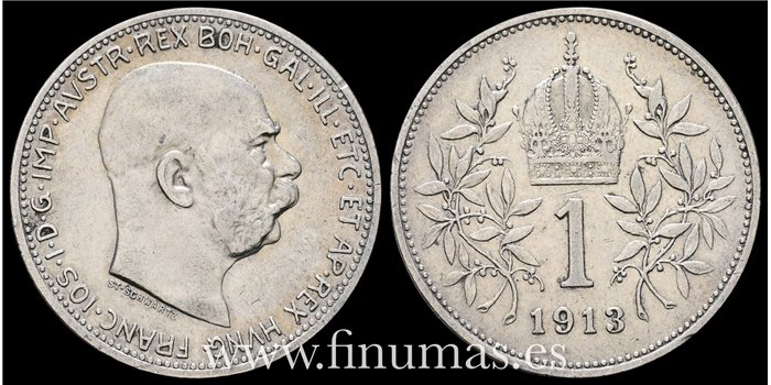 AUSTRIA - K-2820 - 1 Corona  1913 - MBC