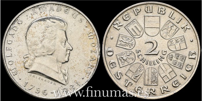 AUSTRIA - K-2847 2 Schilling 1931 - SC. Plata