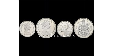 CANADÁ - K-0062-63- 25 y 50 Ctv.  1965. SC -2 PIEZAS PLATA