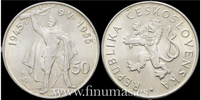 CHECOSLOVAQUIA - K-044 - 50 - Korum 1955 - SC 