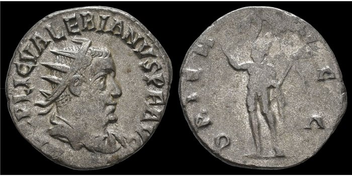 VALERIANO DENARIO ANTONINIANO 254-255 d.c.