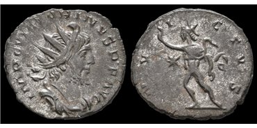 VCTORIANUS DENARIO ANTONINIANO 269-271 d.c. - INVICTVS SOL