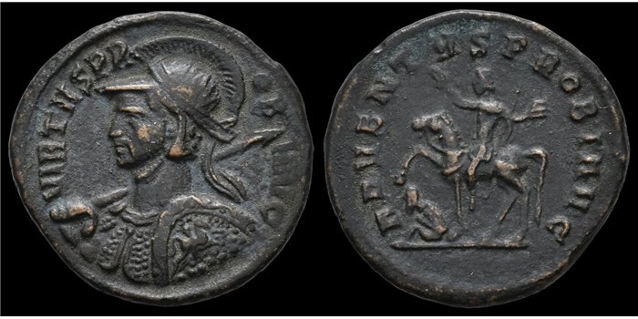 PROBO DENARIO ANTONINIANO 276-282 d.c. ADVENTUS PROVI AVG