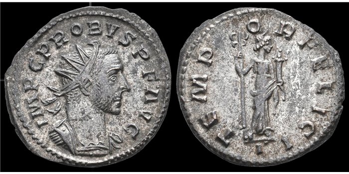 PROBO DENARIO ANTONINIANO 277- d.c. LUDGUNUN- FELICIT TEMP