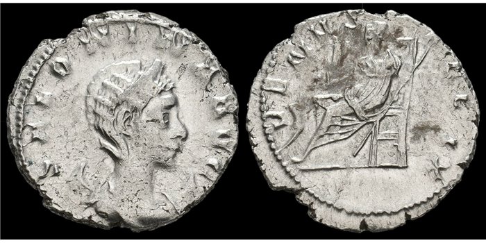 SALONINA DENARIO ANTONINIANO 260- 268 d.c. - VENUS SENTADA