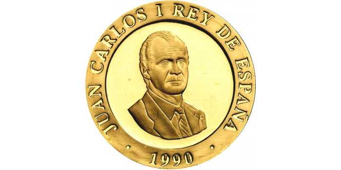 1990 - 20.000 Pesetas Barcelona 92.  Ampurias - GOLD
