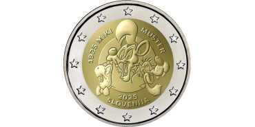 2 EUROS CONMEMORATIVOS ESLOVENIA 2025 "Miki Muster"