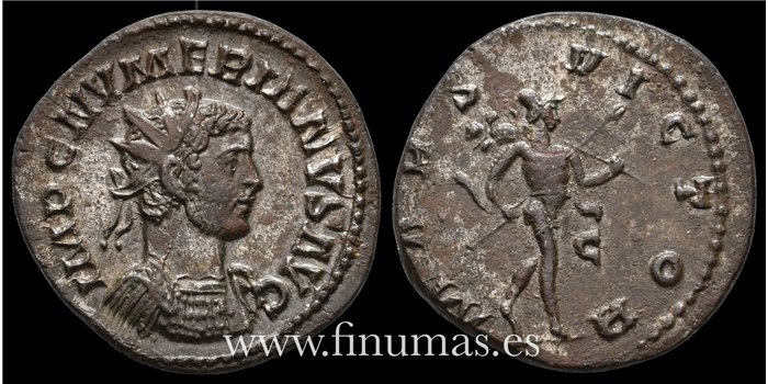 NUMERIANUS DENARIO ANTONINIANO d.C. - MARS VICTOR