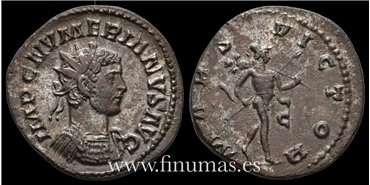 NUMERIANUS DENARIO ANTONINIANO d.C. - MARS VICTOR