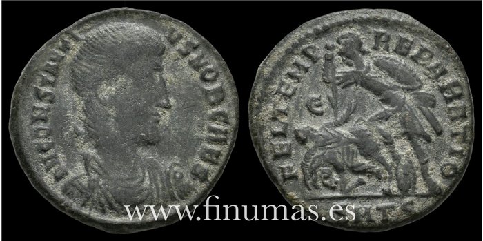 CONSTANTINUS GALLUS Fraccion Centenional 351-358d.C.