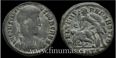 CONSTANTINUS GALLUS Fraccion Centenional 351-358d.C.