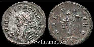 PROBO DENARIO ANTONINIANO 276-282 d.C. EQVITI