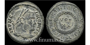 LILINIUS I FOLLIS 308-324 d.C. -VOT XX RS 