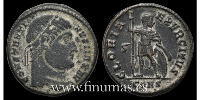 CONSTANTINO I  FOLLIS 309-337 d.C. EXERCITUS
