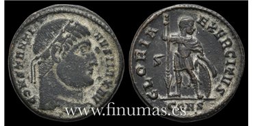 CONSTANTINO I  FOLLIS 309-337 d.C. EXERCITUS