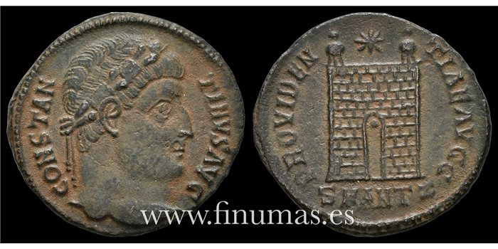 CONSTANTINO I  FOLLIS   Antioquia 329-330 d.C. 