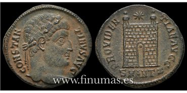 CONSTANTINO I  FOLLIS   Antioquia 329-330 d.C. 