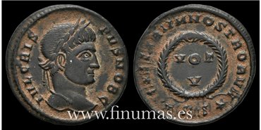 CRISPO  FOLLIS  SISCIA 321-324 d.C. 