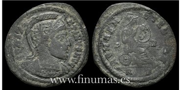 CONSTATINO   FOLLIS   318-318 d.C. 