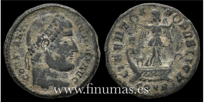 CONSTATINO   FOLLIS   Constatinopolis 323 d.C. 