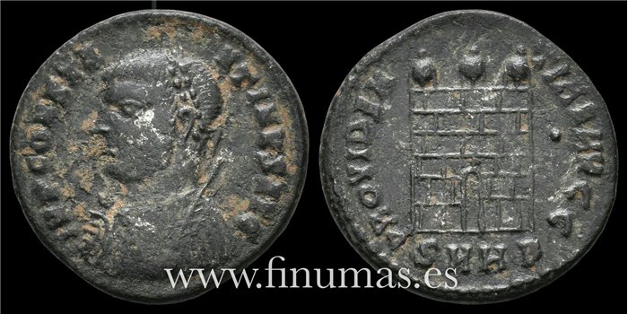 CONSTATINO I   FOLLIS  Heraclea 326-337d.C. 