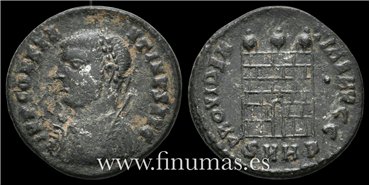 CONSTATINO I   FOLLIS  Heraclea 326-337d.C. 