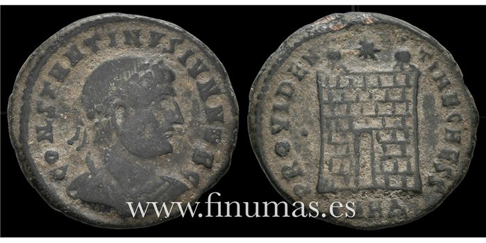 CONSTATINO I   FOLLIS  Heraclea 317-337d.C. 