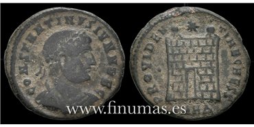 CONSTATINO I   FOLLIS  Heraclea 317-337d.C. 