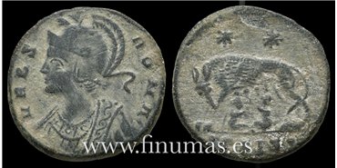 CONSTATINO I   FOLLIS Siscia 330-337d.C. 