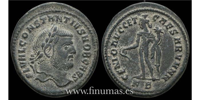 CONSTATINO I   FOLLIS Cicio 294-295d.C. 