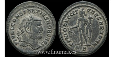CONSTATINO I   FOLLIS Cicio 294-295d.C. 