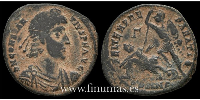 CONSTANCIO II FOLLIS Antioquia  347-361 d.C. 