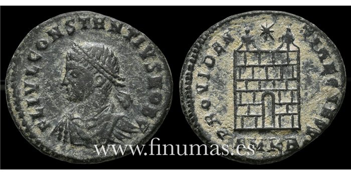 CONSTANCIO II FOLLIS Antioquia  347-361 d.C. 