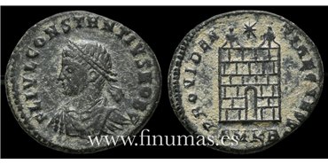 CONSTANCIO II FOLLIS Antioquia  347-361 d.C. 