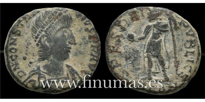 CONSTANCIO II  1/2  CENTENIONAL Constantinopla 337-361 d.C. Spes Rei Publice 