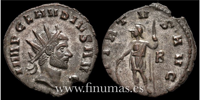 CLAUDIO EL GOTICO DENARIO ANTONINIANO 235-292 d.C.